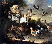 HONDECOETER, Melchior d Das Vogelkonzert oil painting artist